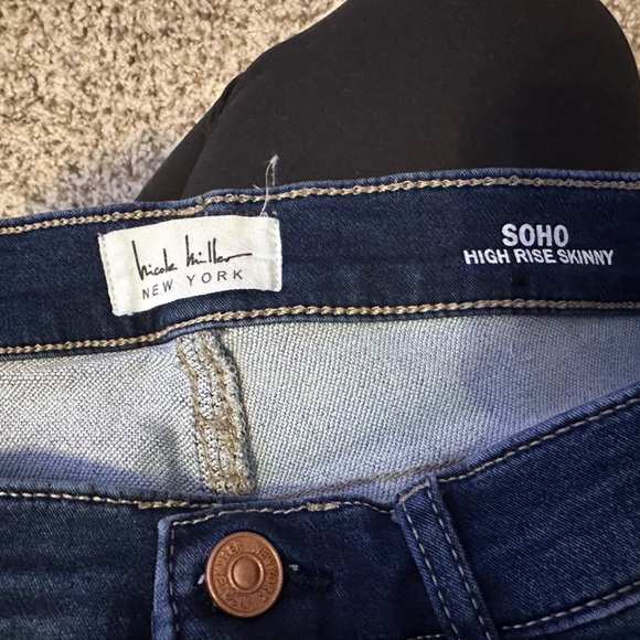 Dark blue, jeans, High rise skinny jeans - Picture 2 of 4